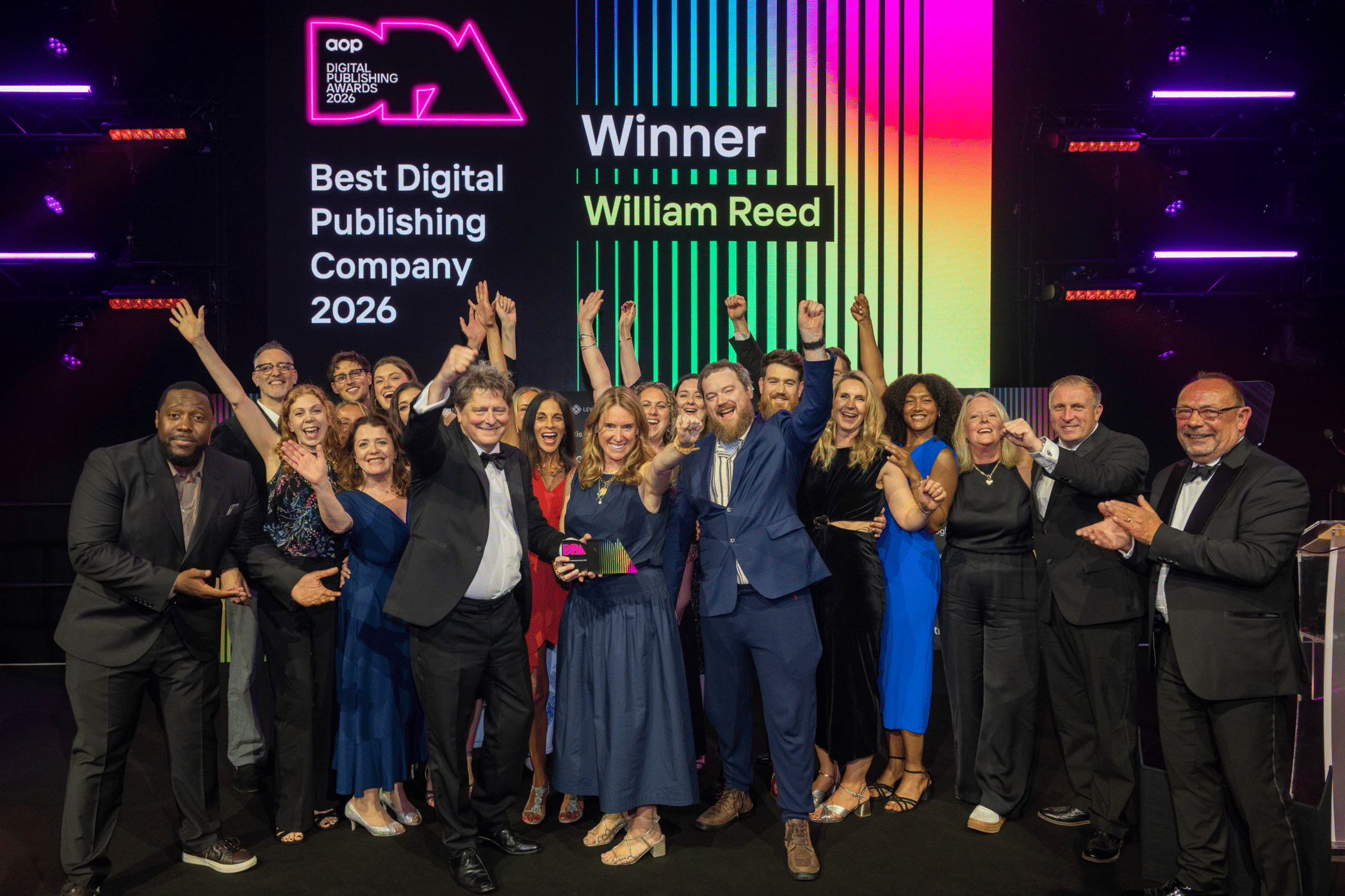William Reed wins Digital Publisher of the Year at the AOP Awards